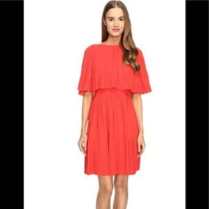 Pleated Crepe Dress